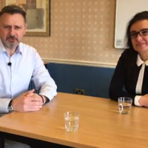 Elena Edwards, Entrepreneur talking business with Andreas Nest ActionCOACH based in Portsmouth