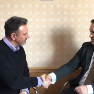 Owen Costen - DLM Group talks business with Andreas Coach ActionCOACH based in Portsmouth