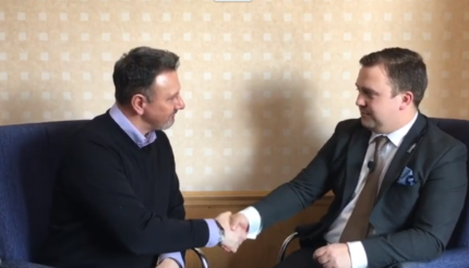 Owen Costen - DLM Group talks business with Andreas Coach ActionCOACH based in Portsmouth