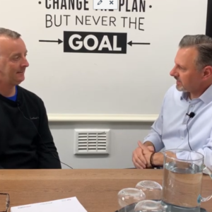 Steve Mills from Croften Ltd talks business with Andreas Coach ActionCOACH based in Portsmouth